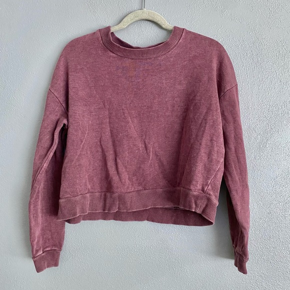 Women’s Crewneck Size Large Purple Casual Athleisure Comfy - Picture 1 of 5